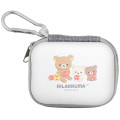 Japan San-X Compact Gadget Pouch - Rilakkuma : Apple - 1