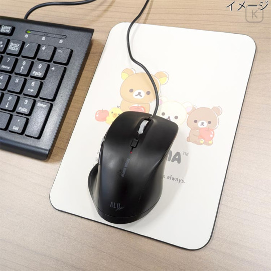 Japan San-X Mouse Pad - Rilakkuma : Apple - 2