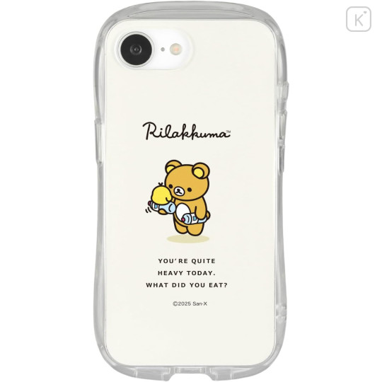 Japan San-X Crystal Clear iPhone 16e Case - Kiiroitori & Rilakkuma - 1