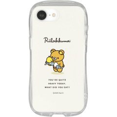 Japan San-X Crystal Clear iPhone 16e Case - Kiiroitori & Rilakkuma