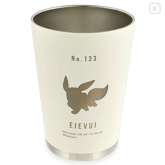 Japan Pokemon Insulated Stainless Steel Tumbler - Eevee : No 133 - 1