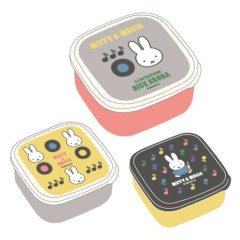 Japan Miffy Nesting Food Storage Container Set - Miffy : Miffy & Music