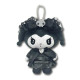 Japan Sanrio Mascot Holder Mini Plush Pouch - Kuromi : Moonlit Melokuro Midnight