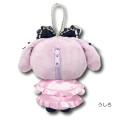 Japan Sanrio Mascot Holder Mini Plush Pouch - My Melody : Moonlit Melokuro Midnight - 2