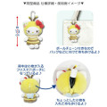 Japan Sanrio Mascot Holder Mini Plush Pouch - Kuromi : Honey Bee - 3