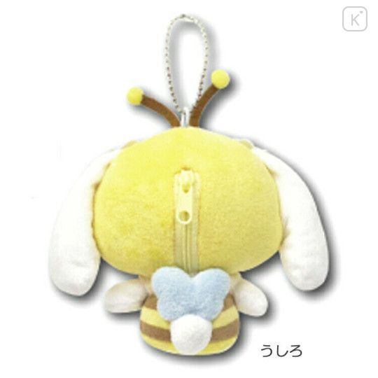 Japan Sanrio Mascot Holder Mini Plush Pouch - Cinnamoroll : Honey Bee - 2