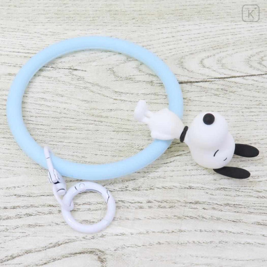 Japan Peanuts Multi Ring Plus with Silicone Bracelet - Snoopy : Upside down - 2