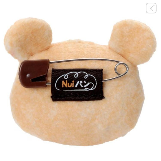 Japan Disney Plush Badge - Pooh : Nui Bread - 4