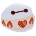 Japan Disney Plush Badge - Baymax : Nui Bread Strawberry - 1