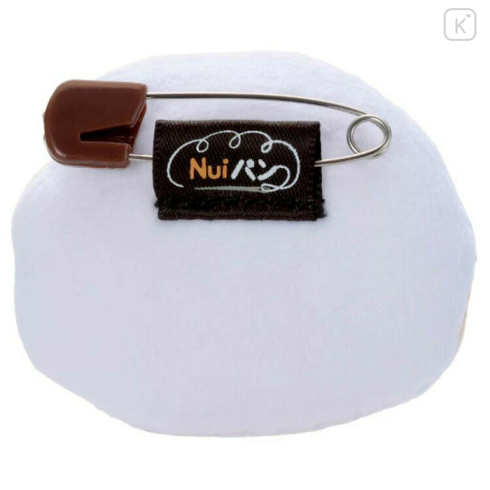 Japan Disney Plush Badge - Baymax : Nui Bread Strawberry - 3