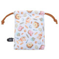 Japan Disney Drawstring Bag - Pooh : Nui Bread Sandwich - 2