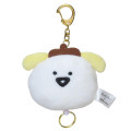 Japan Sanrio × Obungu to Issho Mascot Reel Keychain - Pompompurin Hat - 1