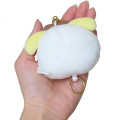 Japan Sanrio × Obungu to Issho Mascot Reel Keychain - Pompompurin Hat - 2