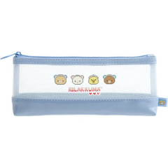 Japan San-X Mesh Pen Pouch - Rilakkuma : Rilakkuma Gaming Pixel Art
