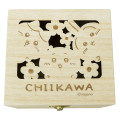Japan Chiikawa Stacking Mug & Wooden Box Set - Usagi : Flower Garden - 3