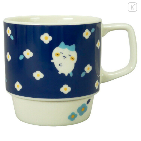 Japan Chiikawa Stacking Mug - Hachiware : Flower Garden - 1