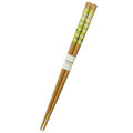 Japan Chiikawa Natural Wood Chopsticks 21cm - Usagi : Flower Garden - 1