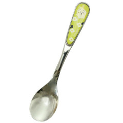 Japan Chiikawa Stainless Steel Spoon - Usagi : Flower Garden