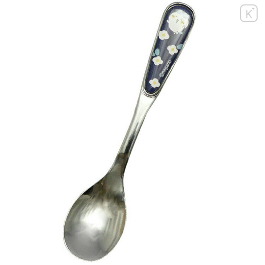 Japan Chiikawa Stainless Steel Spoon - Hachiware : Flower Garden - 1