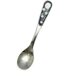 Japan Chiikawa Stainless Steel Spoon - Hachiware : Flower Garden