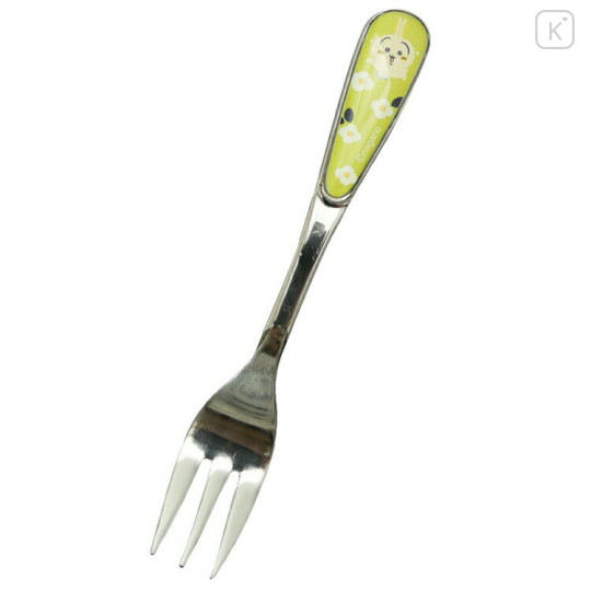 Japan Chiikawa Stainless Steel Fork - Usagi : Flower Garden - 1