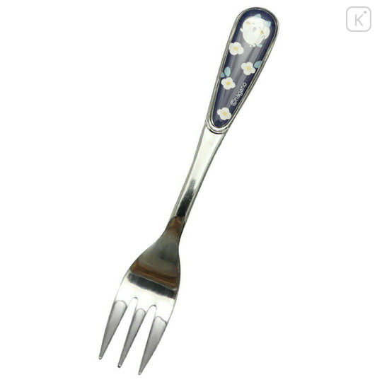 Japan Chiikawa Stainless Steel Fork - Hachiware : Flower Garden - 1