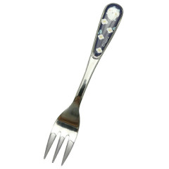 Japan Chiikawa Stainless Steel Folk - Hachiware : Flower Garden