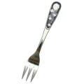 Japan Chiikawa Stainless Steel Fork - Hachiware : Flower Garden - 1