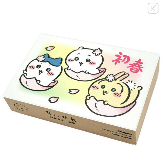 Japan Chiikawa Wooden Stamp - Chiikawa & Hachiware & Usagi : Japanese New Year 2026 Spring Sakura - 1