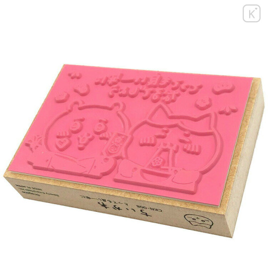 Japan Chiikawa Wooden Stamp - Chiikawa & Hachiware : Japanese New Year 2026 Wonderful Year - 2