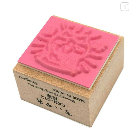 Japan Chiikawa Wooden Stamp Chop - Hachiware : Japanese New Year 2026 Good Fortune - 2
