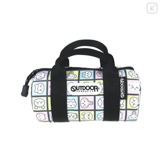 Japan Chiikawa Outdoor Boston Bag Pen Case - Chiikawa : Colorful Face - 1