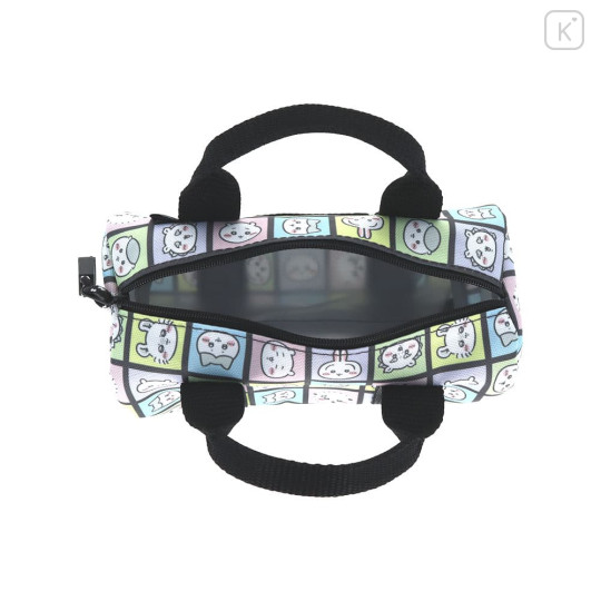 Japan Chiikawa Outdoor Boston Bag Pen Case - Chiikawa : Colorful Face - 3