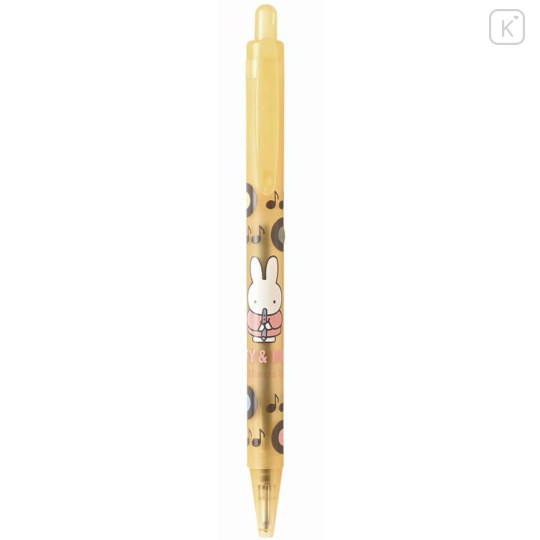 Japan Miffy Ballpoint Pen - Miffy & Music Yellow - 1