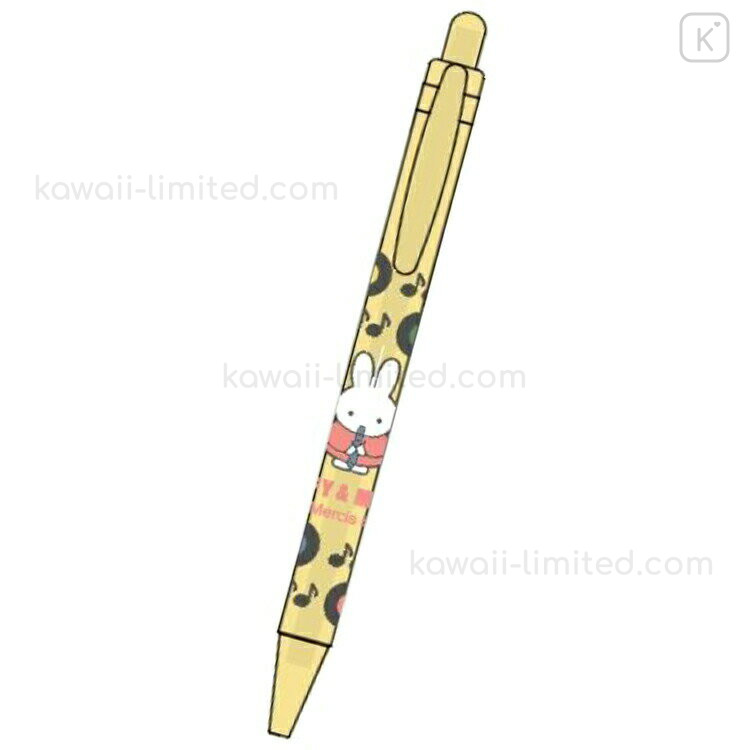 e.miffy.02ページ Japan Miffy Ballpoint Pen - Miffy & Music Yellow | Kawaii