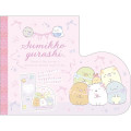 Japan San-X Die-cut Memo Pad - Sumikko Gurashi : Pink Ribbon - 1