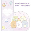 Japan San-X Die-cut Memo Pad - Sumikko Gurashi : Pink Ribbon - 4