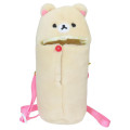 Japan San-X Plastic Bottle Holder with Strap - Korilakkuma : Fluffy - 1
