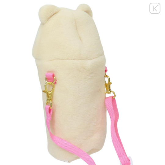 Japan San-X Plastic Bottle Holder with Strap - Korilakkuma : Fluffy - 2