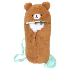 Japan San-X Plastic Bottle Holder with Strap - Chairoikoguma : Fluffy