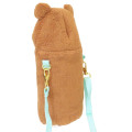 Japan San-X Plastic Bottle Holder with Strap - Chairoikoguma : Fluffy - 2