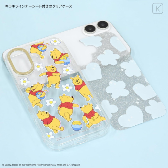 Japan Disney Camera Frame iPhone 16 Case - Pooh - 3