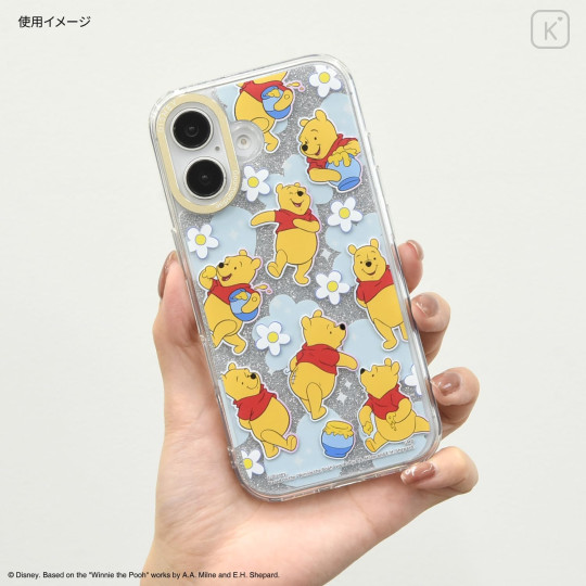 Japan Disney Camera Frame iPhone 16 Case - Pooh - 7