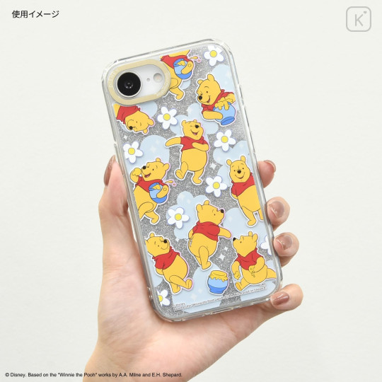 Japan Disney Camera Frame iPhone 16e Case - Pooh - 7