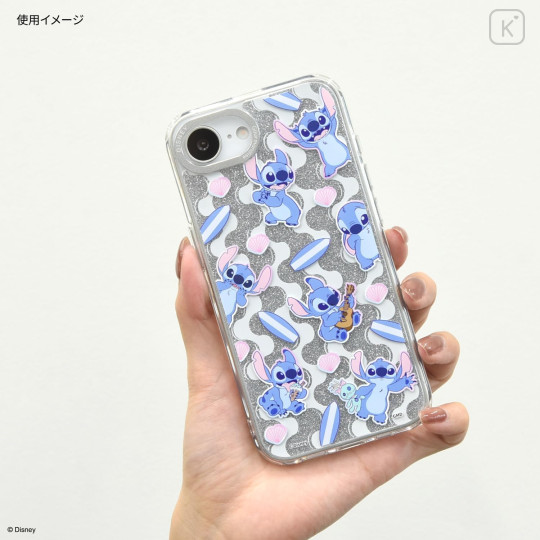 Japan Disney Camera Frame iPhone 16e Case - Stitch - 7