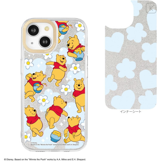 Japan Disney Camera Frame iPhone 15 / 14 / 13 Case - Pooh - 2