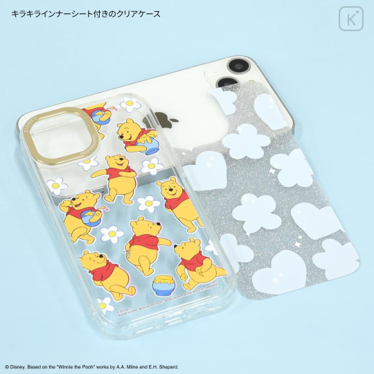 Japan Disney Camera Frame iPhone 15 / 14 / 13 Case - Pooh - 3