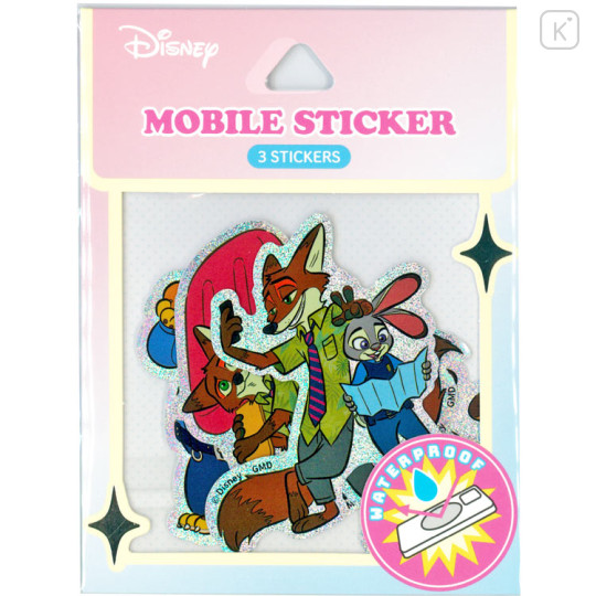 Japan Disney Waterproof Mobile Sticker Pack - Zootopia - 1