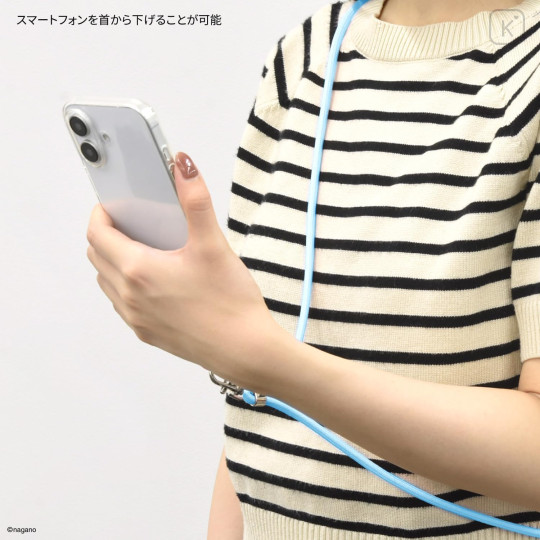 Japan Chiikawa Multi Ring Plus with Shoulder Strap - Hachiware : B - 5