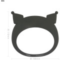 Japan Sanrio Multi Ring Plus with Silicone Bracelet - Kuromi : Face - 2